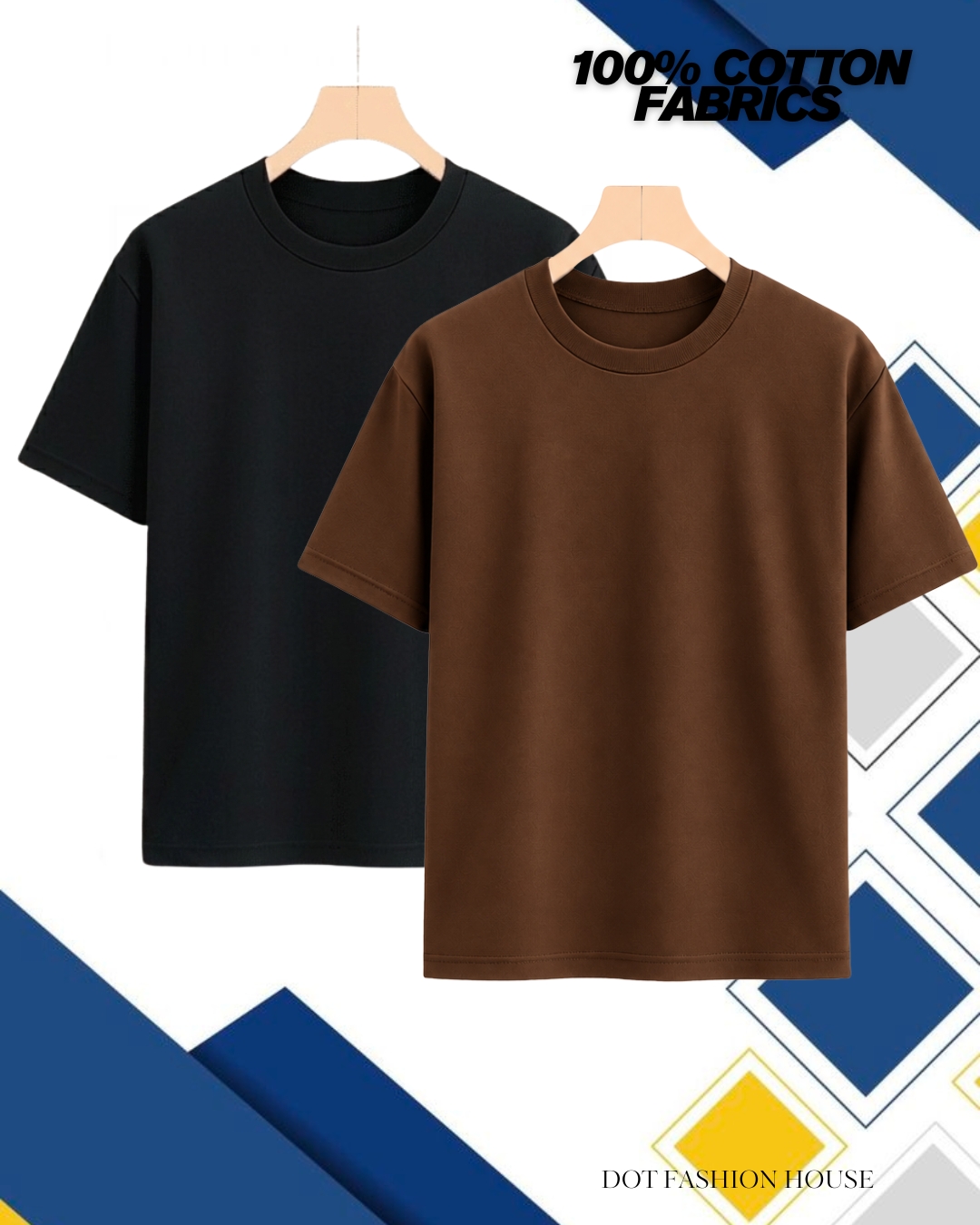 2 Pis Premium Regular Half Sleeve T-Shirt